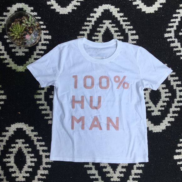 Everlane Tops - Everlane 100% Human Graphic Top Tee Shirt XXS